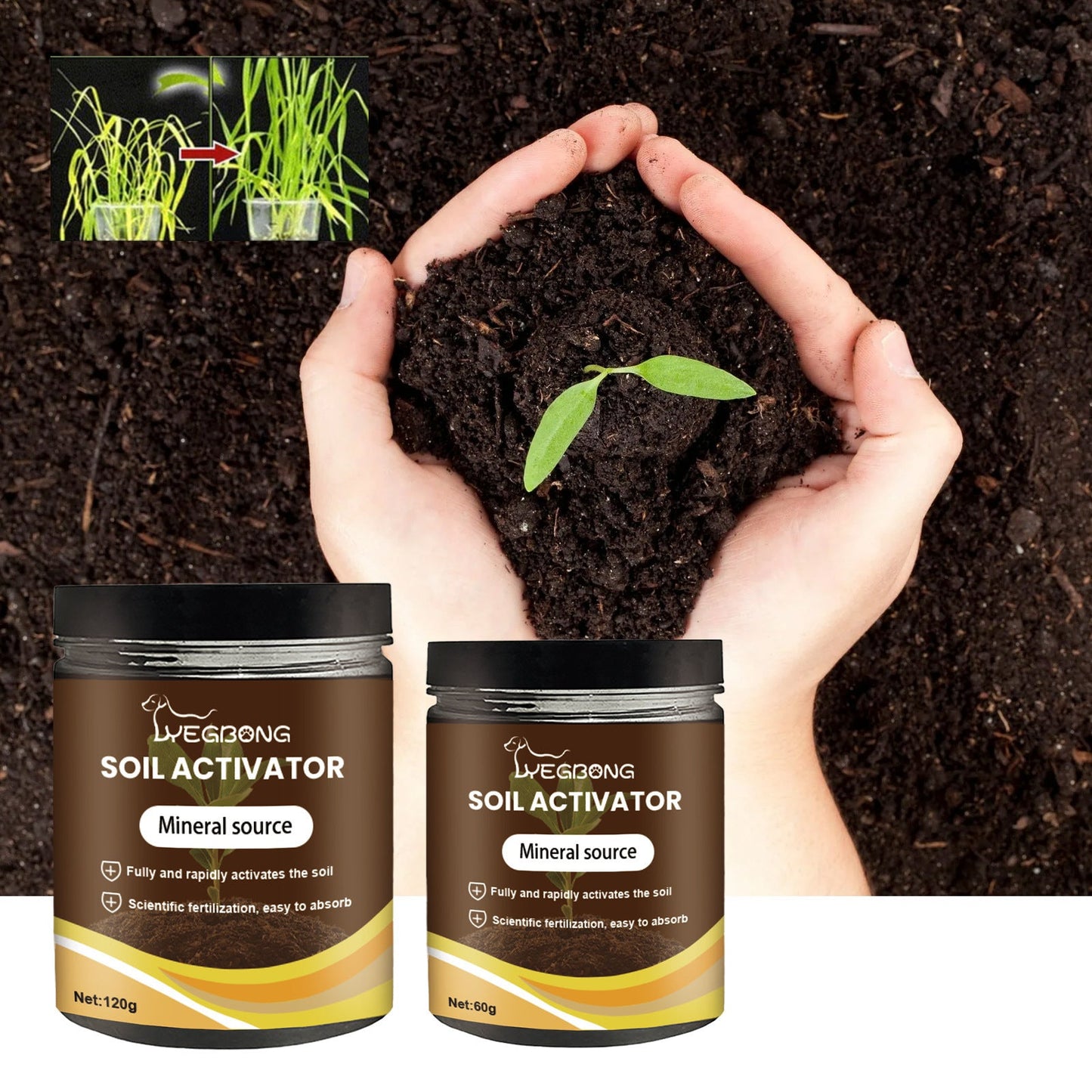 Gardening Fertilizer For Preventing Compaction And Promoting Rooting