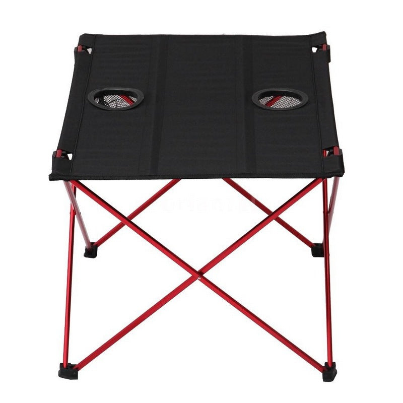 Aluminum alloy portable folding table