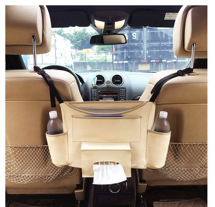 Car seat back storage bag