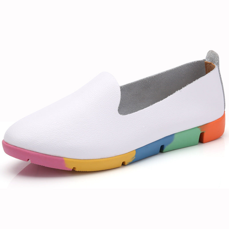 Pointed Shallow Mouth Summer Flat Sole Single Shoe Female