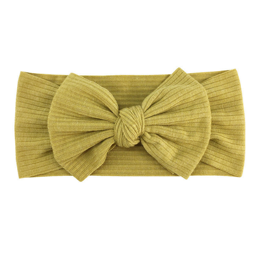 Baby Hair Band Thread Elastic Bow Hair Band