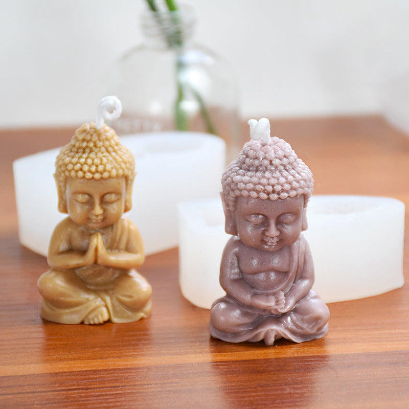Silicone Mould For Small Buddha Candle