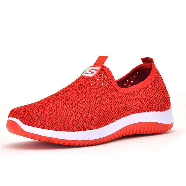 Net shoes one pedal lazy shoes