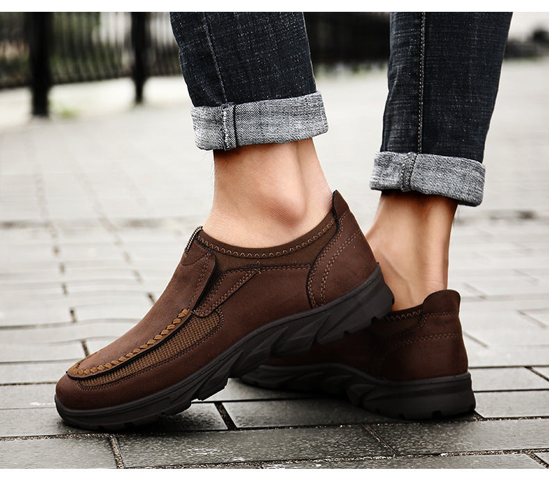 New round toe men's casual shoes