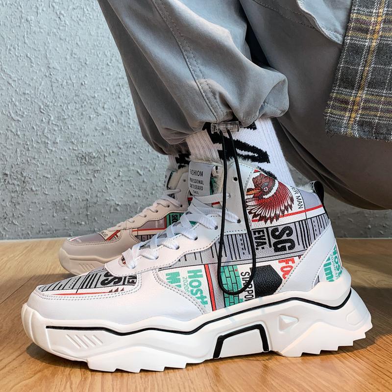 Sports casual men's shoes Korean board shoes