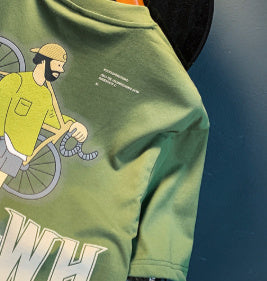 T-shirt Men's Trendy Printed Literary Youth