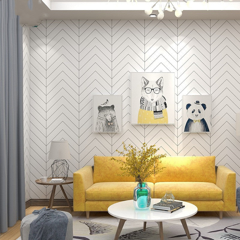 TV Wall Covering Thickened Wallpaper Self-adhesive And Waterproof