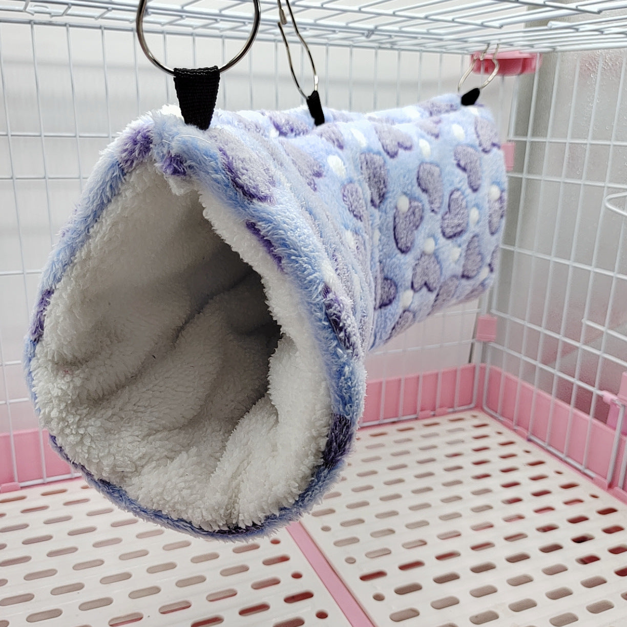 Hamster Warm Tunnel Super Soft Plush Tunnel Nest