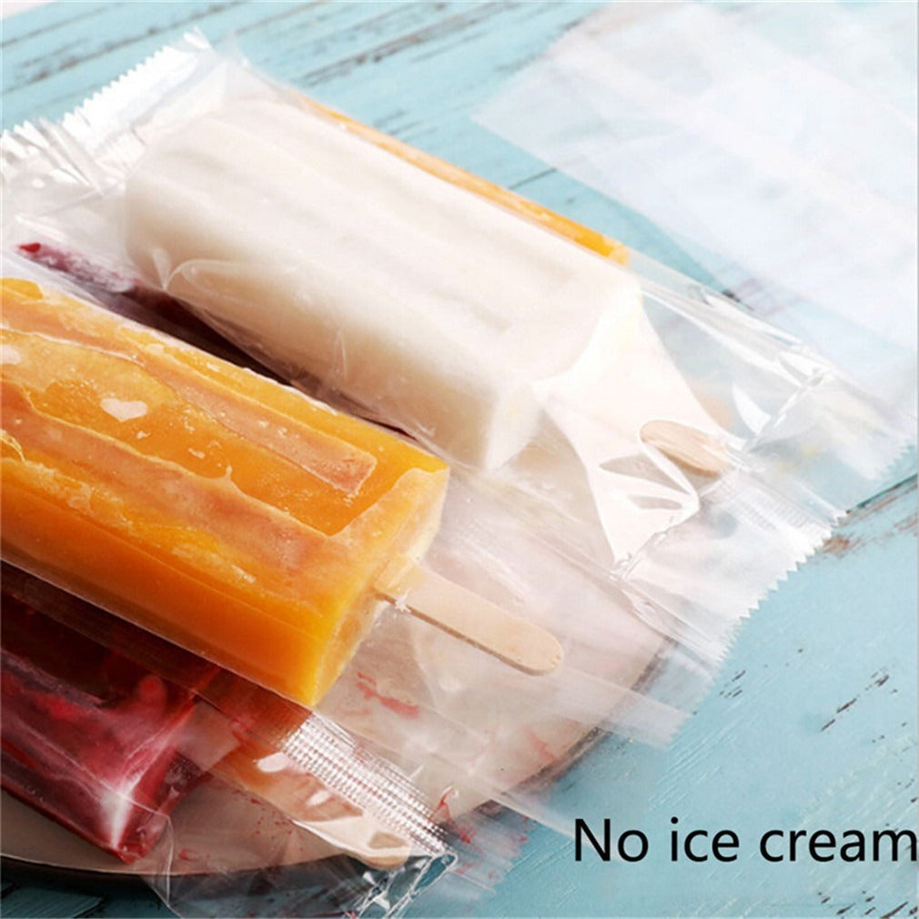 Transparent Ice Cream Packaging Bag Ice Cream Popsicle Bag