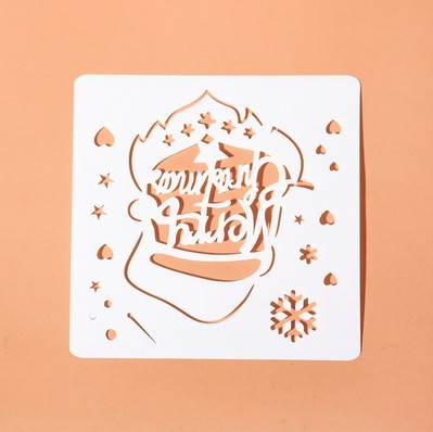 Grow Up Album Diy Hand Tent Christmas Hollowed Out Template