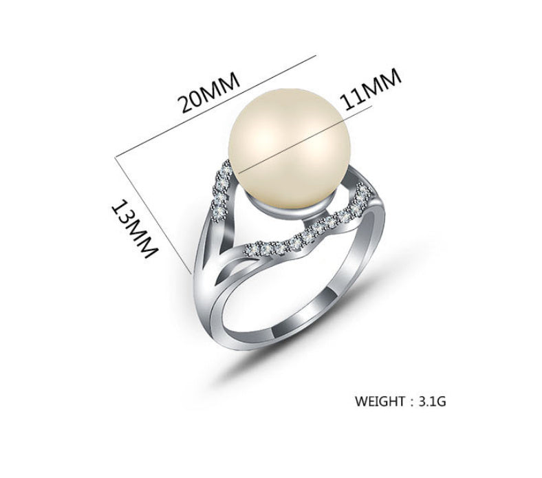 Pearl Bracelet Fairy Wedding Ring