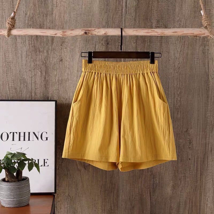 Women's High Waist Outer Wear Straight Thin Casual Pants