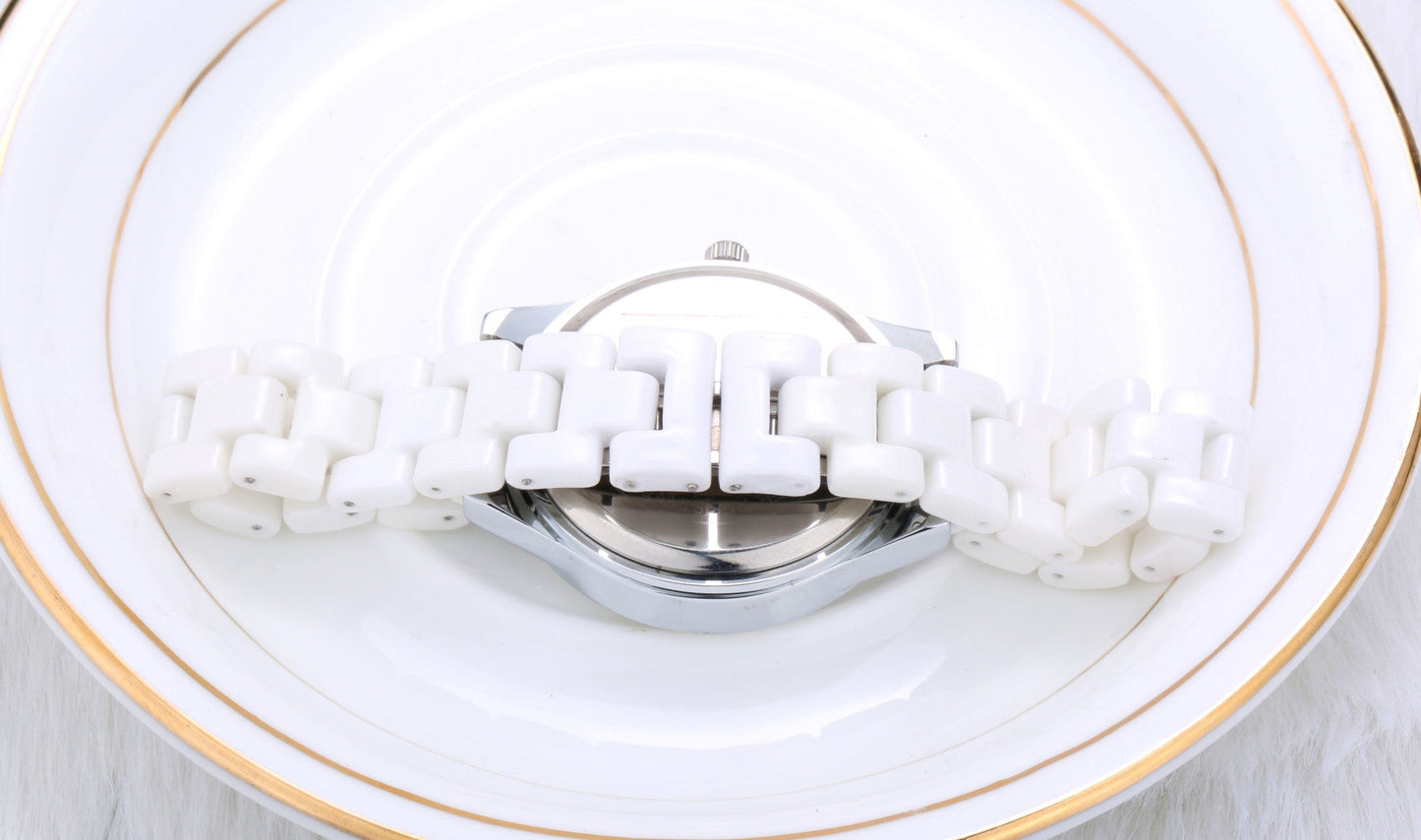 Trendy Fashion Waterproof Ladies Ceramic Watch