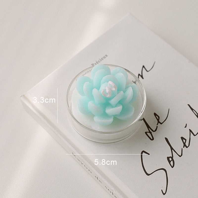 Rose Shape Plant Aromatherapy Candle Creative Decoration