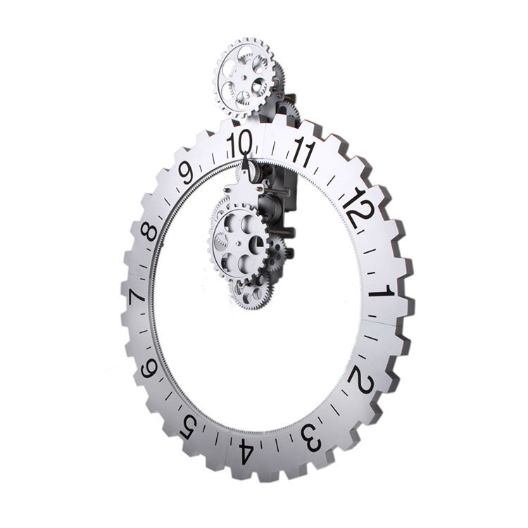 Antique Gear Clock Craft Clock Art Large