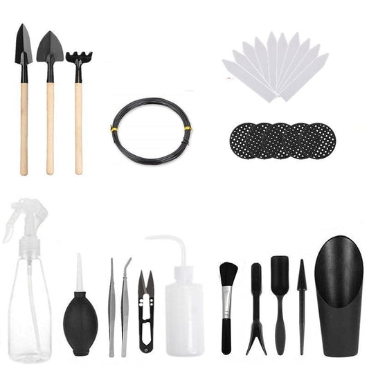 Gardening Tool Set â€?Potted Scissors, Succulent Spray Bottle & Seedling Lifter