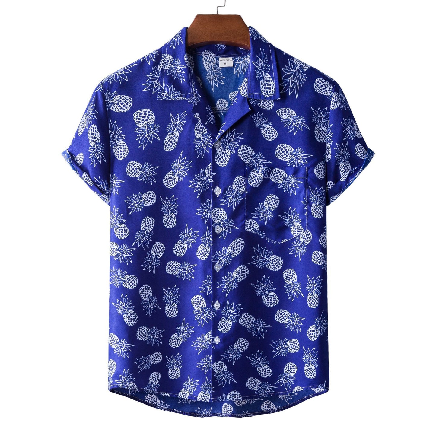 Printed Short-sleeved Shirt For Men