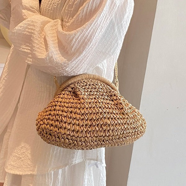 Beach Vacation Leisure Straw Bag Women
