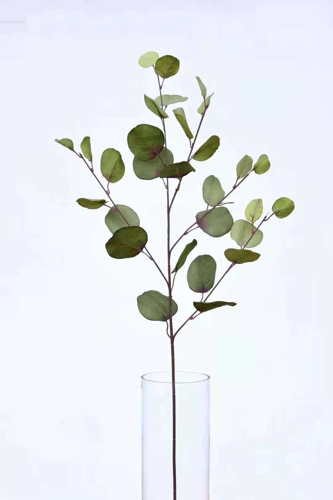 Simple Green Plants Fake Flowers Nordic Soft Fake Apple Branches