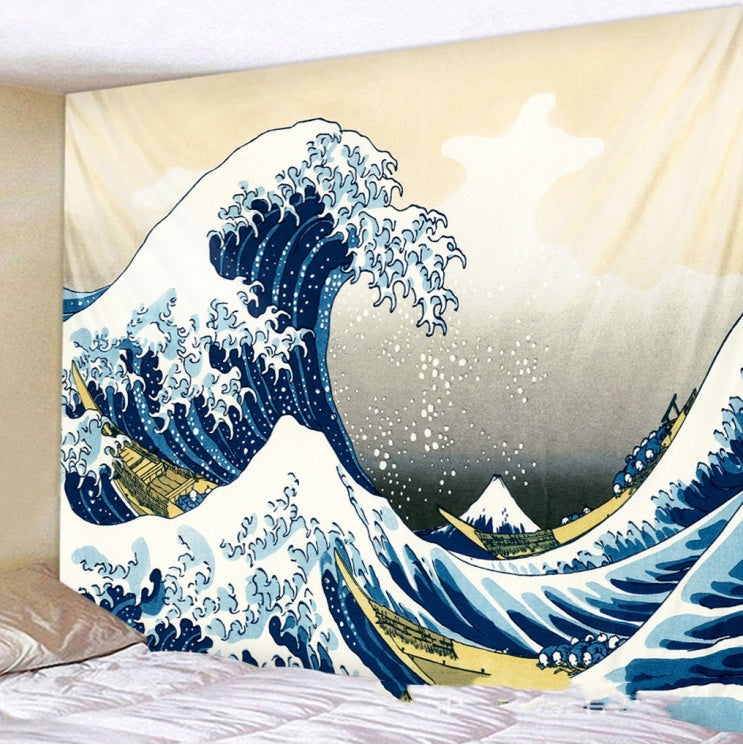 Printed vintage tapestry