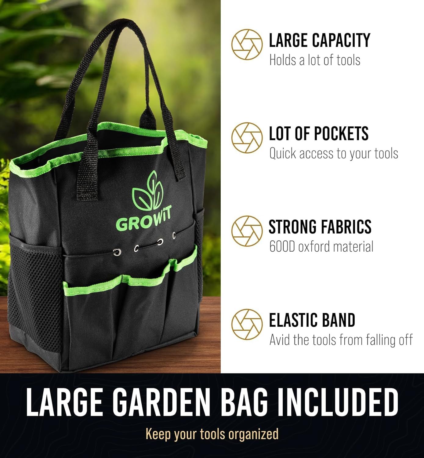 Heavy Duty Garden Tools 9-Piece Set â€?Perfect Gardening Gift for Men & Women