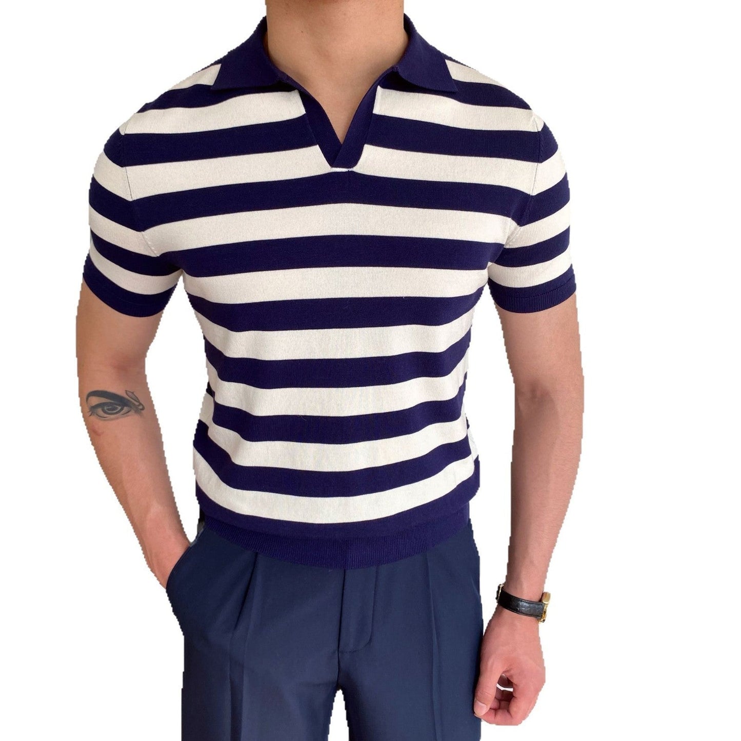 Men's Versatile Striped Casual Shirt