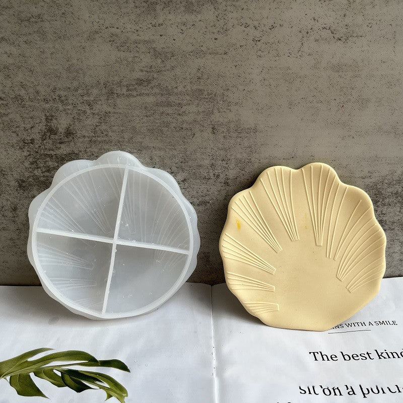Shell Saucer Tray Coaster Silicone Mould