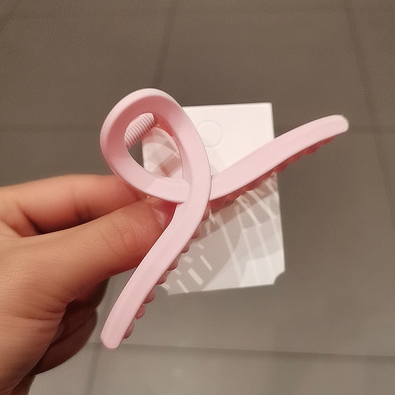 Frosted Clip Large Hair Clip Back Head Hair Clip Female Temperament Plate Hair Clip