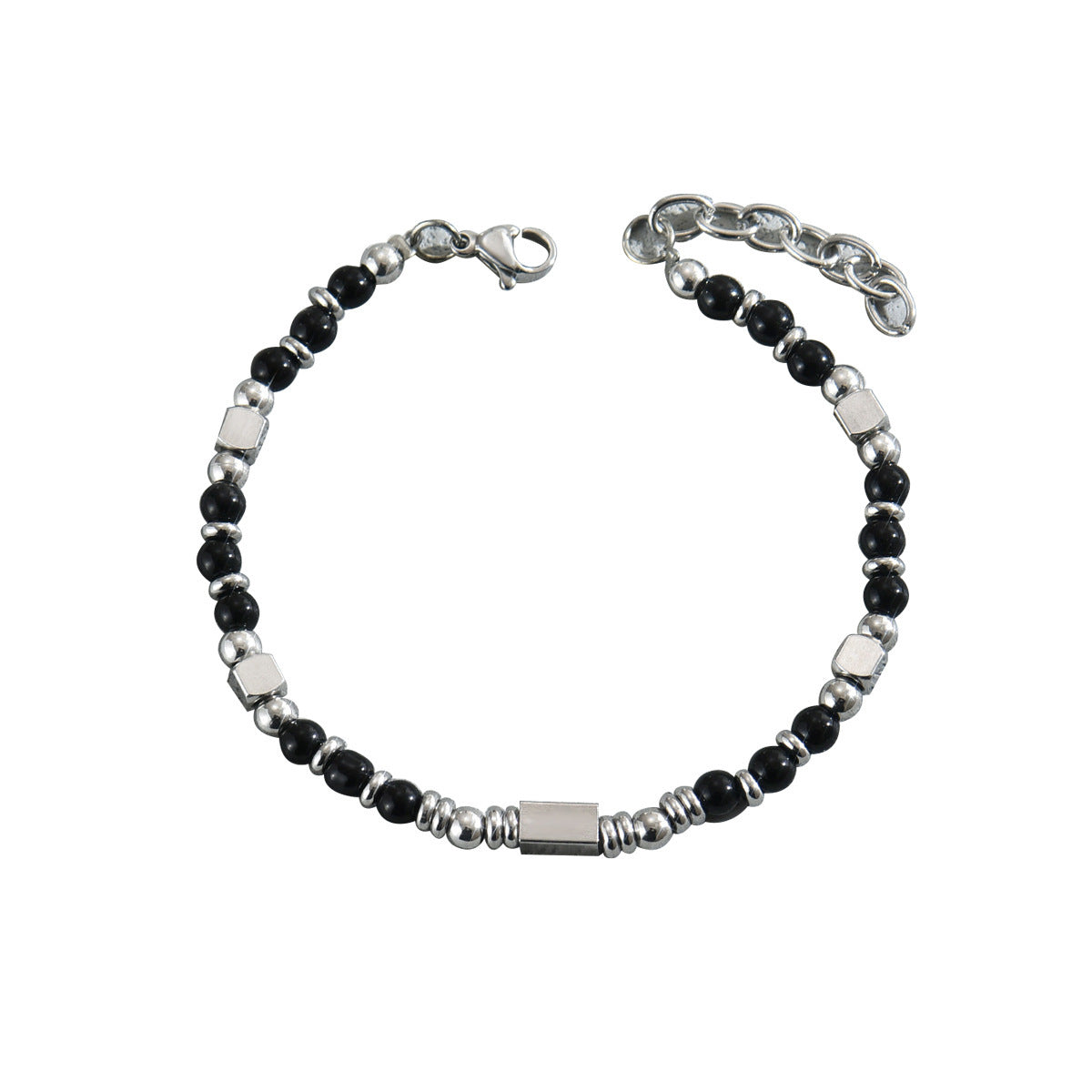 Geometric Retro Natural Stone Bracelet Niche