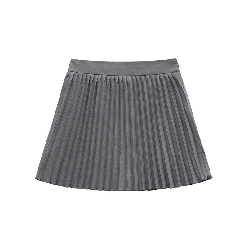 Multi-Color Wide Pleated Modern Fashion Culottes