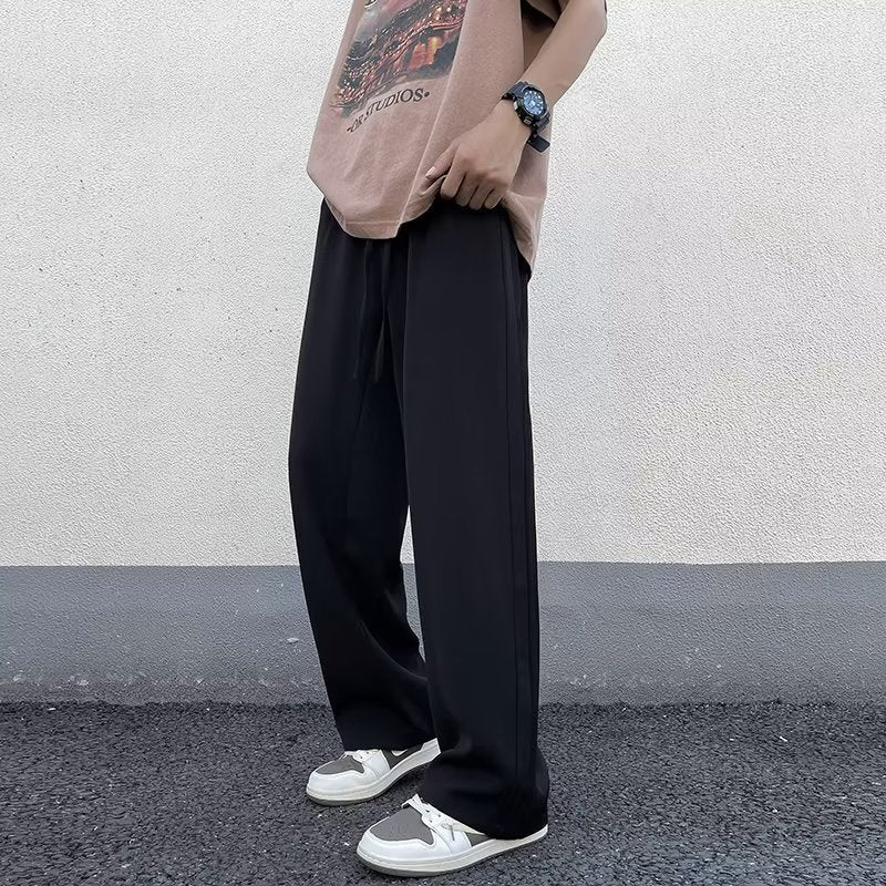 Loose Straight Wide-leg Pants For Men And Women