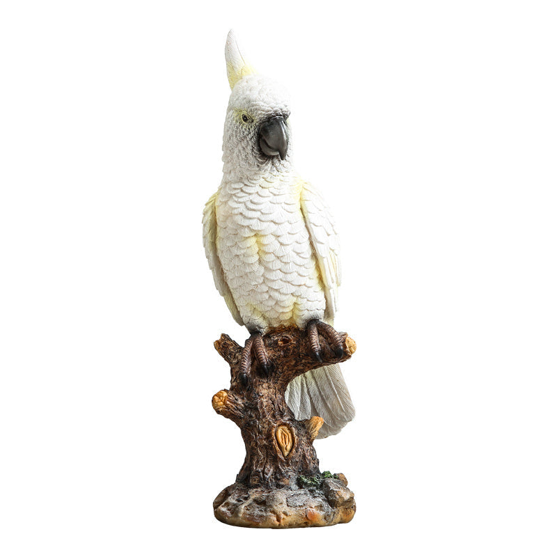 Parrot Ornaments Simulation Decoration Fake Bird Model Living Room Outdoor Crafts
