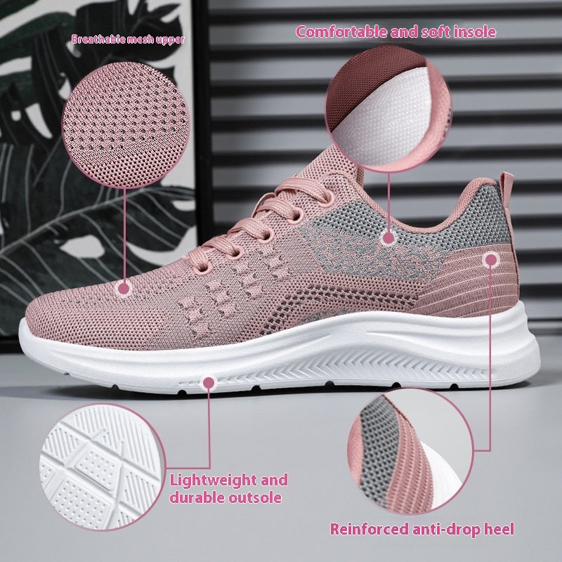 Women's Lightweight Breathable Casual Soft Sole Sneakers