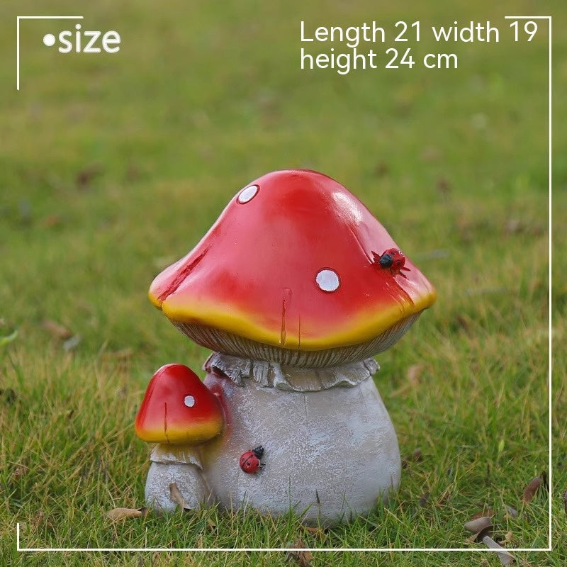 Simulated Mushroom Ornaments For Outdoor Creative Decoration