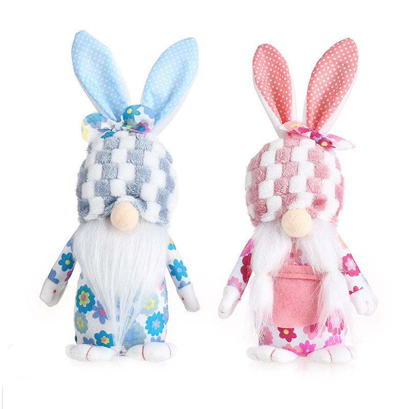 Easter Decorations Plush Cute Rabbit Doll Home Decor Ornaments