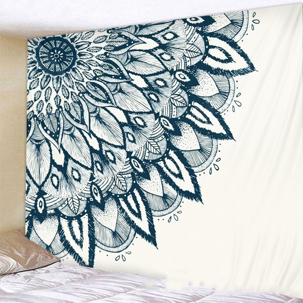 Printed vintage tapestry