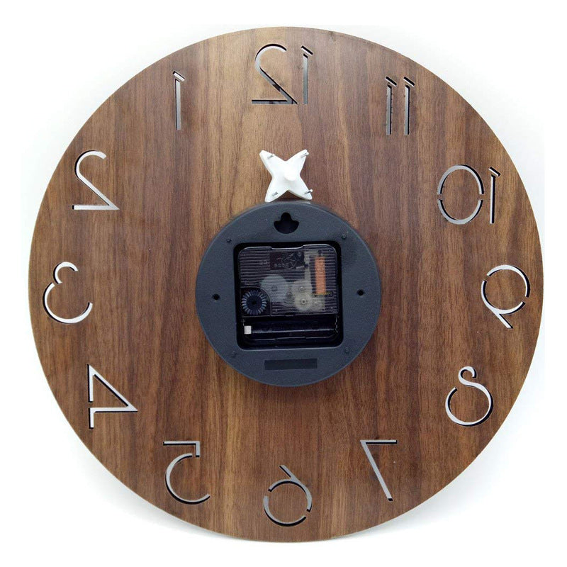 Wooden clock 12 "creative wall clock