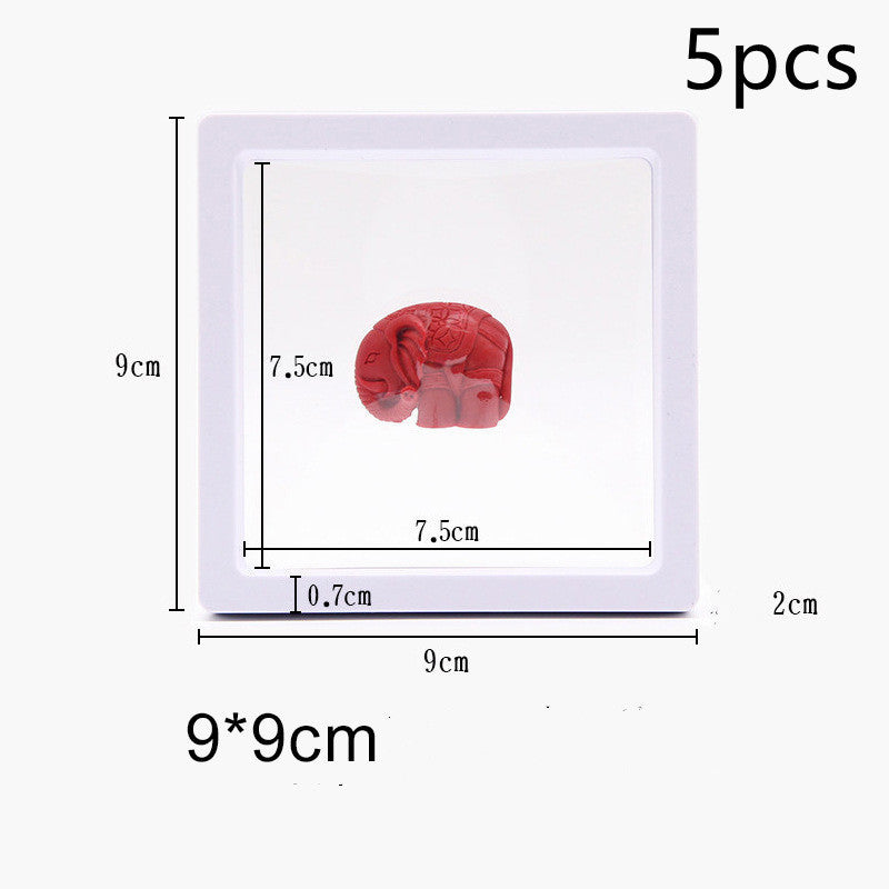 Suspended Case 3D Floating Display Frame Holder Box Case Wth Stand