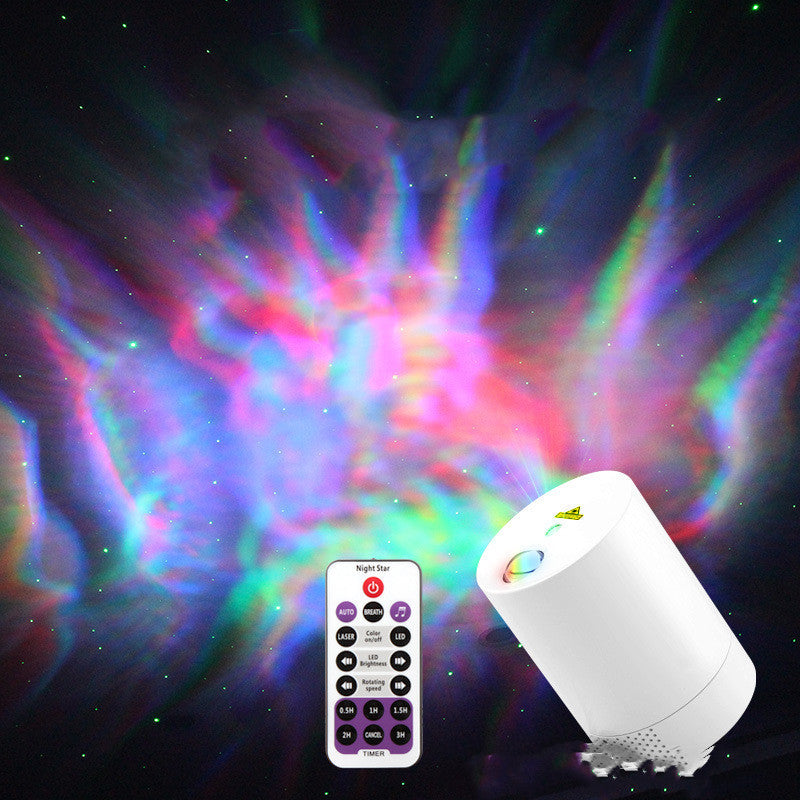 Remote Control Led Rotating Star Projection Lamp