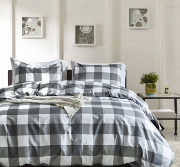 Amazon aliexpress standard size Hometextile bedding Tencel Quilt Set pillowcase three Suite