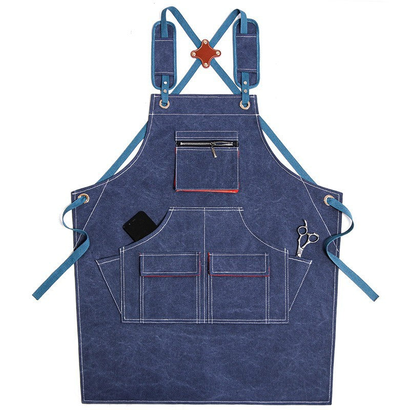 Apron Canvas Gardening Carpenter Hand-made Barber Restaurant Work Clothes