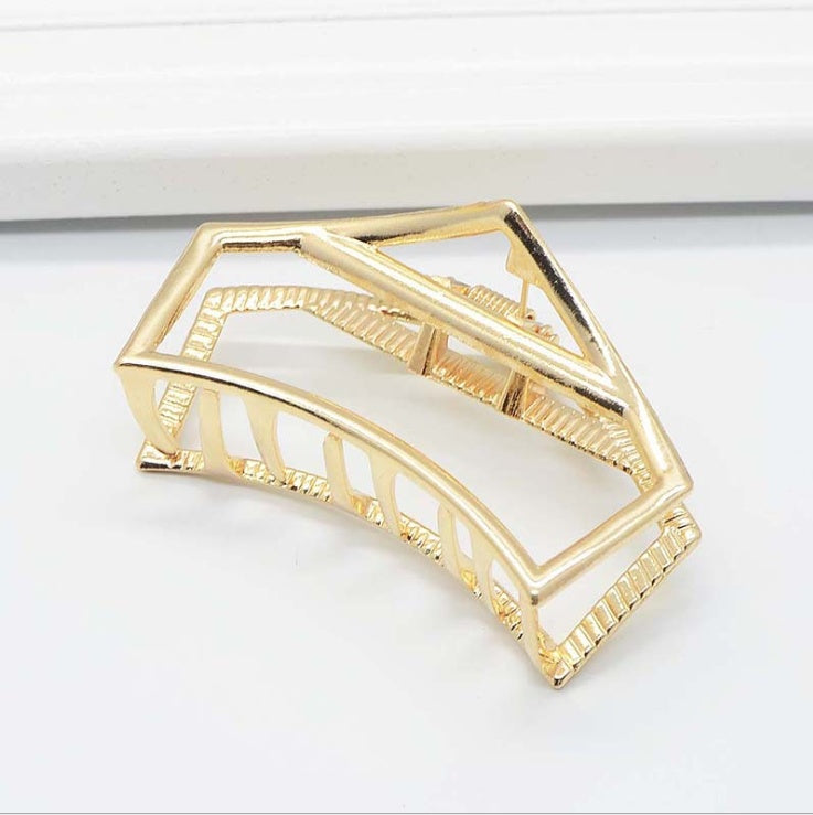 Minimalist wind metal clip hair clip