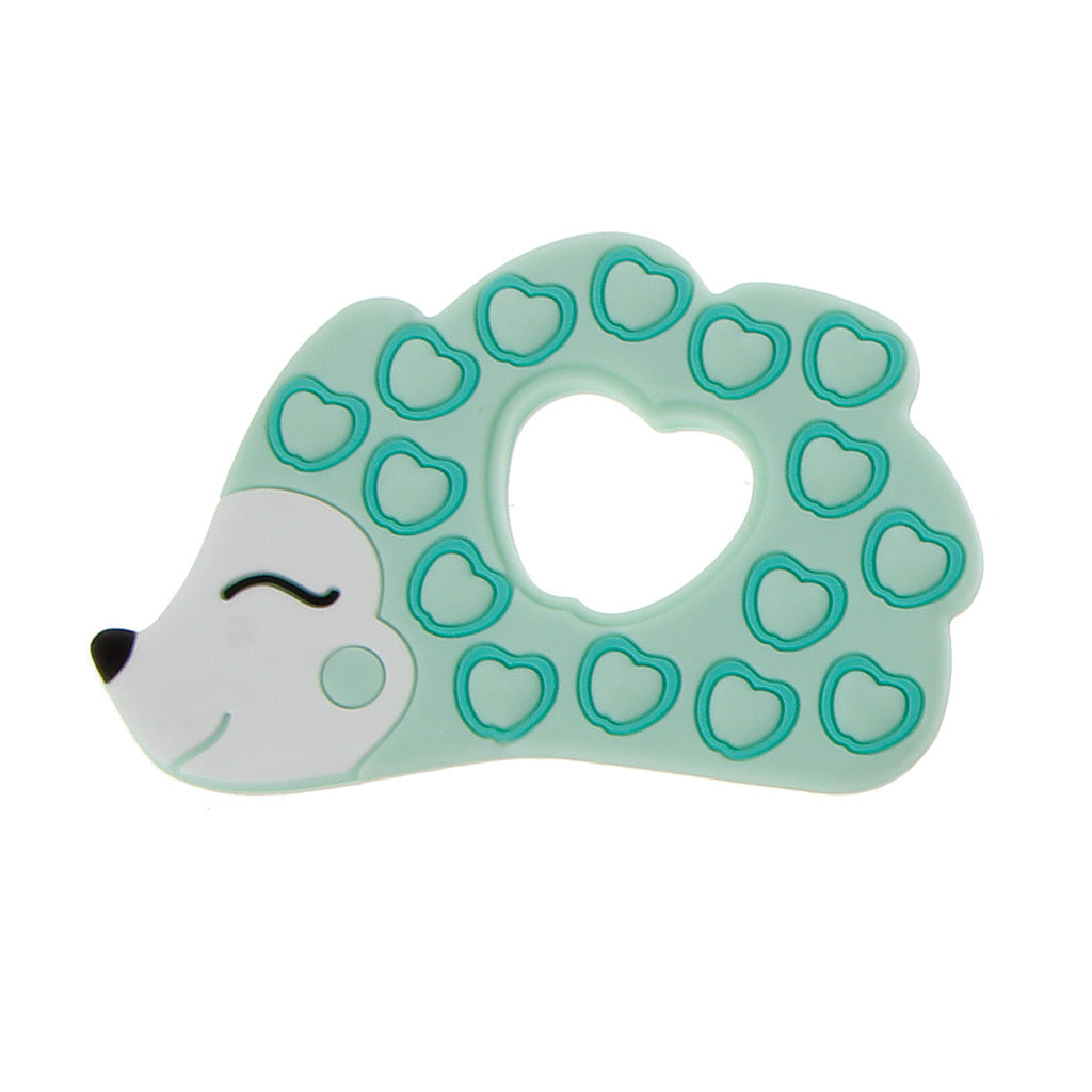 1pc Animal Series Teether Silicone Pendant Accessories Unicorn Raccoon Flamingos Teether