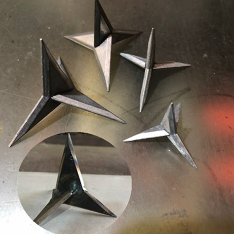 Piercing triangle nail