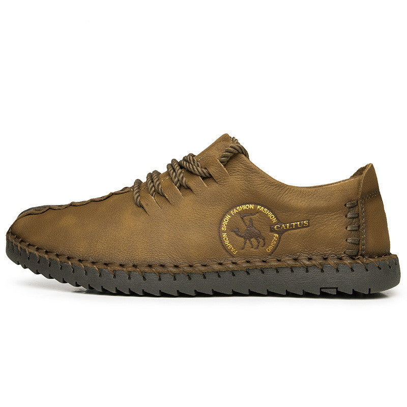 First layer cowhide casual shoes