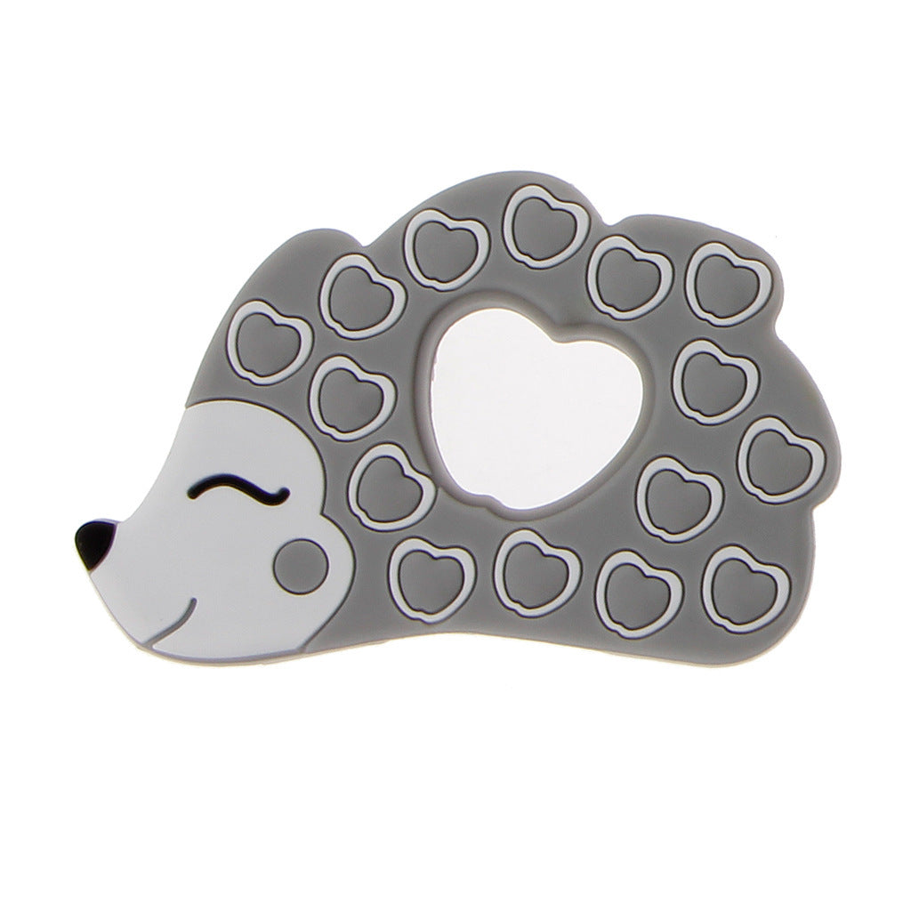 1pc Animal Series Teether Silicone Pendant Accessories Unicorn Raccoon Flamingos Teether