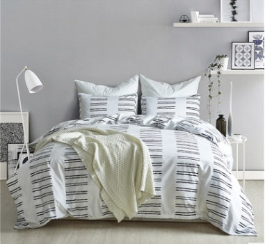 Amazon aliexpress standard size Hometextile bedding Tencel Quilt Set pillowcase three Suite