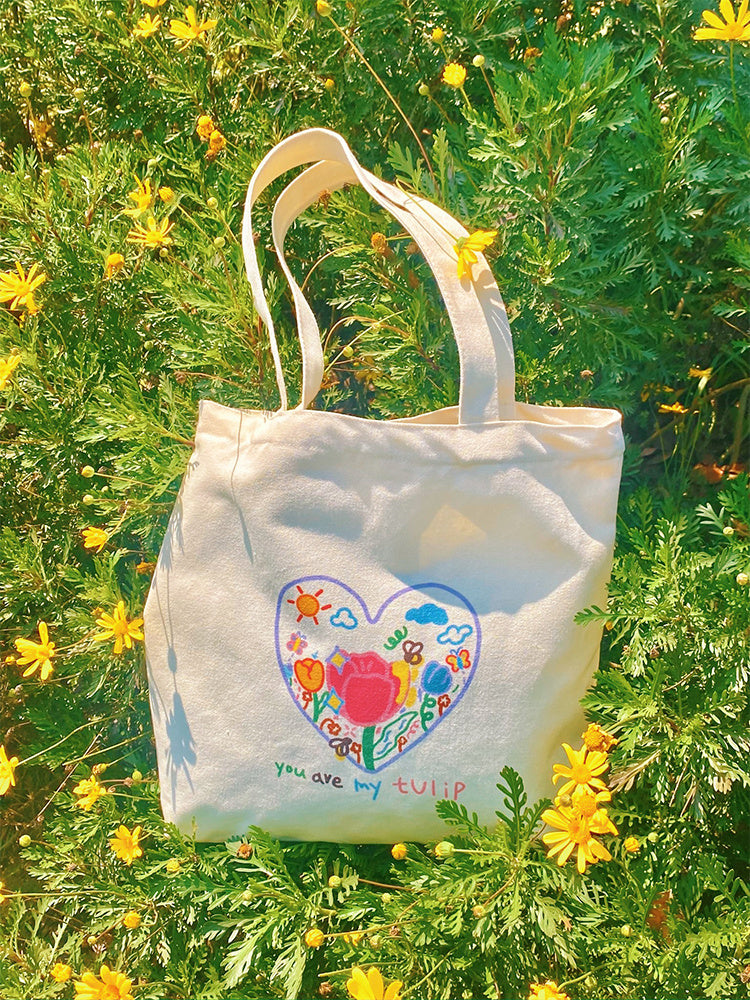 Women's Canvas Bag Large Capacity Southeast Asia Literary Academy