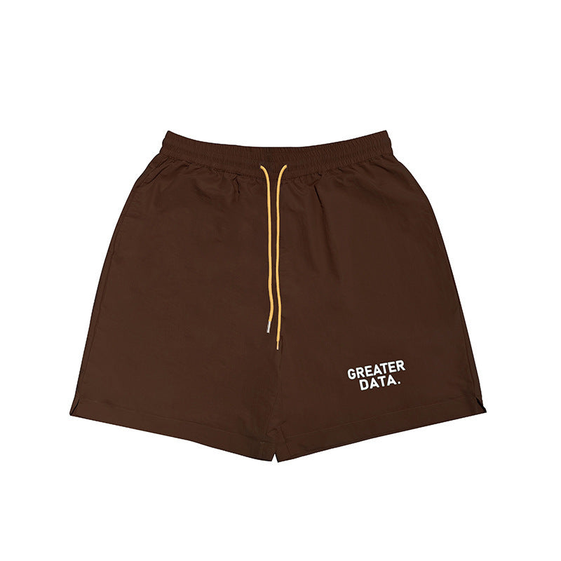 Simple Casual Loose Cropped Pants For Men