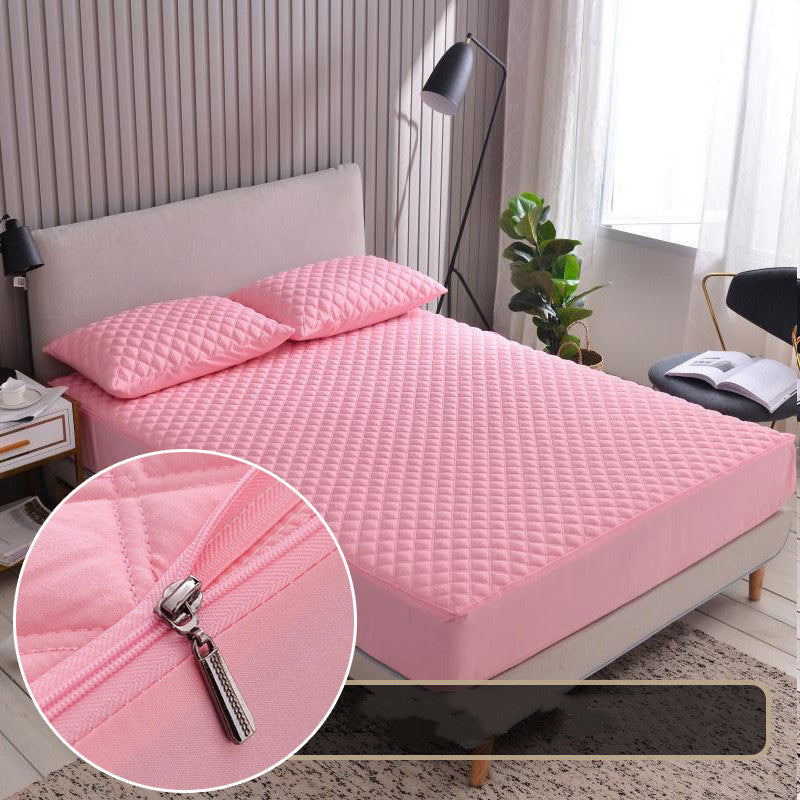 Non-slip fixed mattress protector